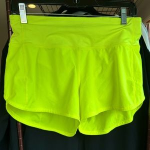 Lululemon Women’s Run Up Speed Mid Rise Lined Shorts Size 6
